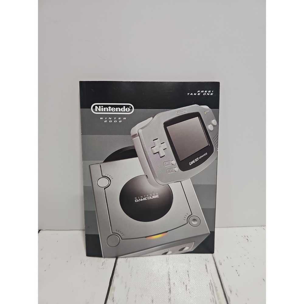Nintendo Winter 2002 Promo Product Gamecube GBA Catalog Book Booklet